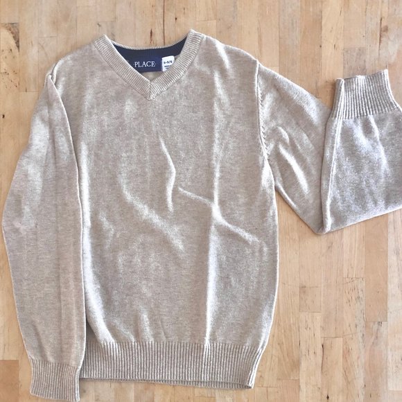 Children's Place Boys' V-Neck Sweater - Picture 1 of 1